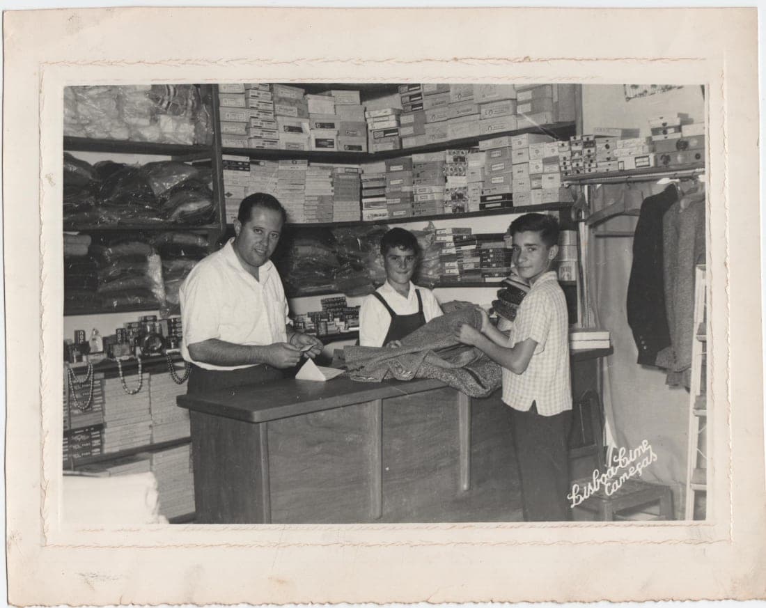 Primeira loja Nelita Noivas, Pontinha · 1962